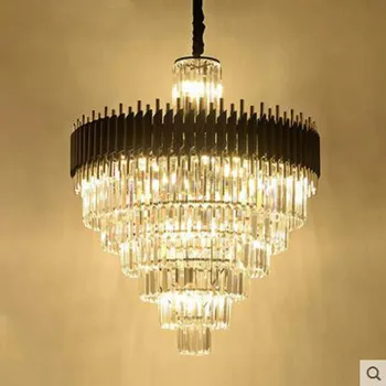 

Lamp living room simple modern high-end 2019 new crystal chandelier Nordic designer atmosphere villa dining lights led lighting