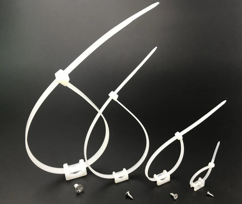 Сетевой провод нейлоновый пластиковый самоблокирующийся держатель для кабеля на молнии