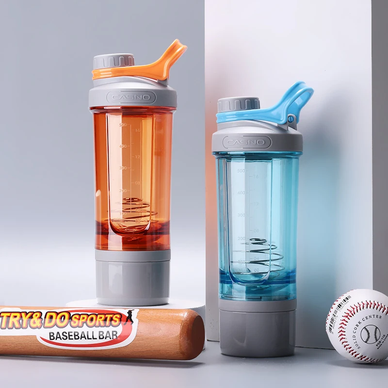 

Portable Shaker Bottle Sports Camping Hiking fitness GYM Water Bottle Drink