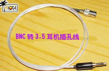 

High Quality BNC Q9 Female to 3.5mm male Teflon silver-plated radio Antenna Feeder adapter for Tecsun PL-600 PL-660 PL-880
