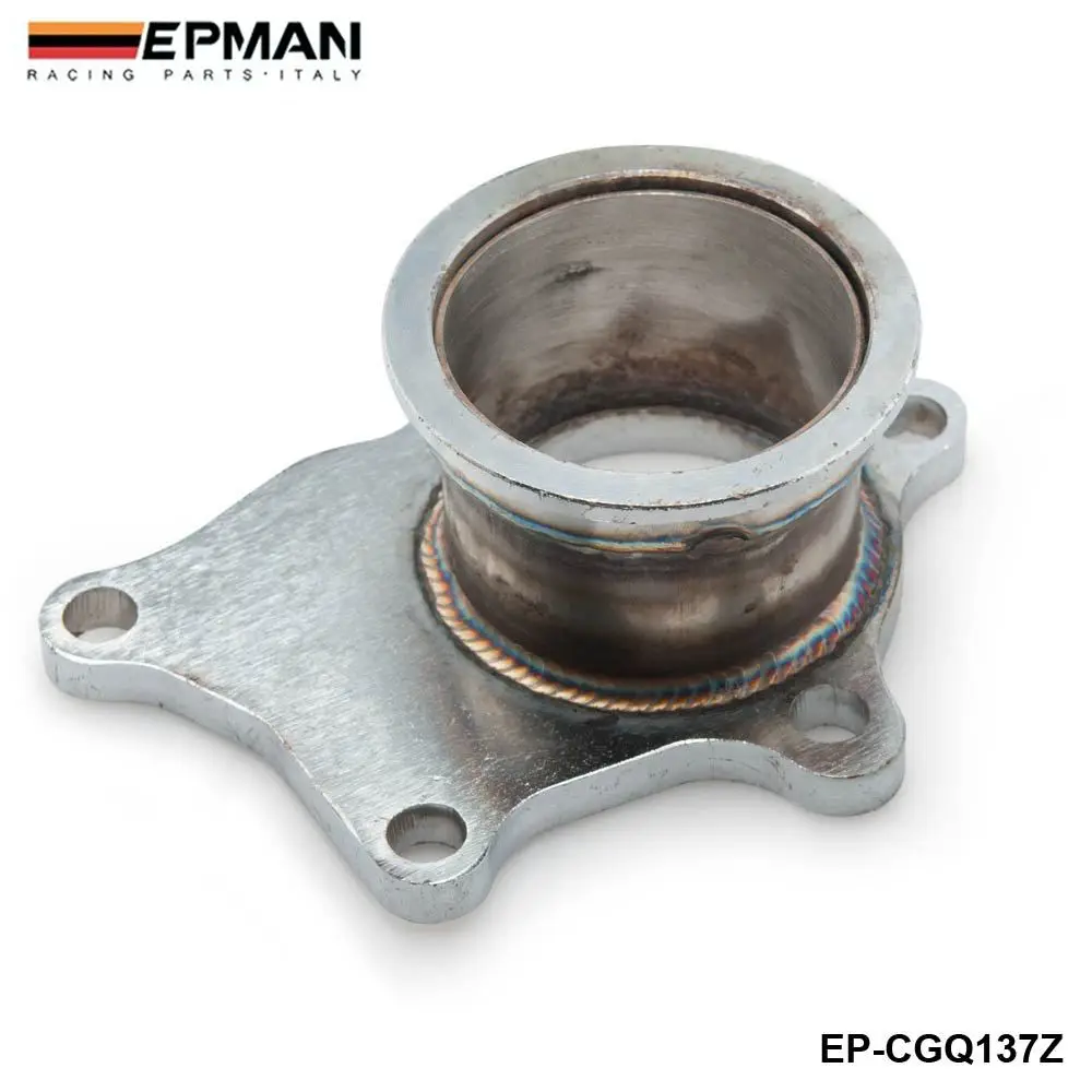 EPMAN Steel Adaptor for T3 T4 5Bolt to 2 5 V Band Flange fits For Toyota