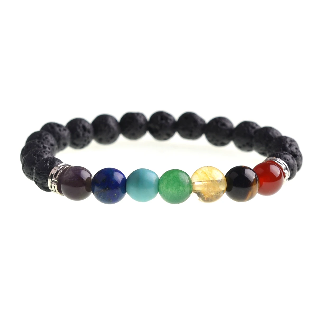 Distance Bracelet Couples Adjustable Beaded with Howlite Lava Stone Friendship Relationship Natural stone bracelet|Плетеные браслеты|