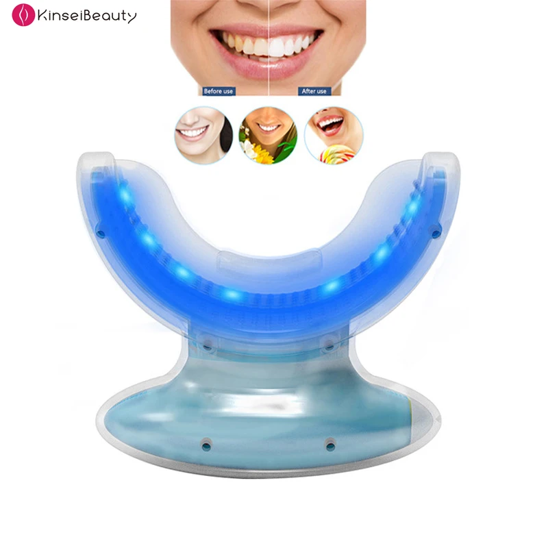 LED Teeth Whitening Lamp Device Portable Dental Whitener Tooth Bleaching System USB Charge Kit With Led Light | Бытовая техника