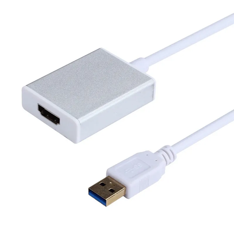 50 шт./партия* USB3.0 USB 3,0 к HDMI мульти-дисплей графический адаптер конвертер кабель 1920x1080 HD Win7/8 для HDTV ЖК-дисплей портативных ПК видео