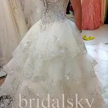 Casamento роскошное Кристальное милое платье vestido de noiva дизайн сексуальное Бандажное платье на платье невесты свадебное платье