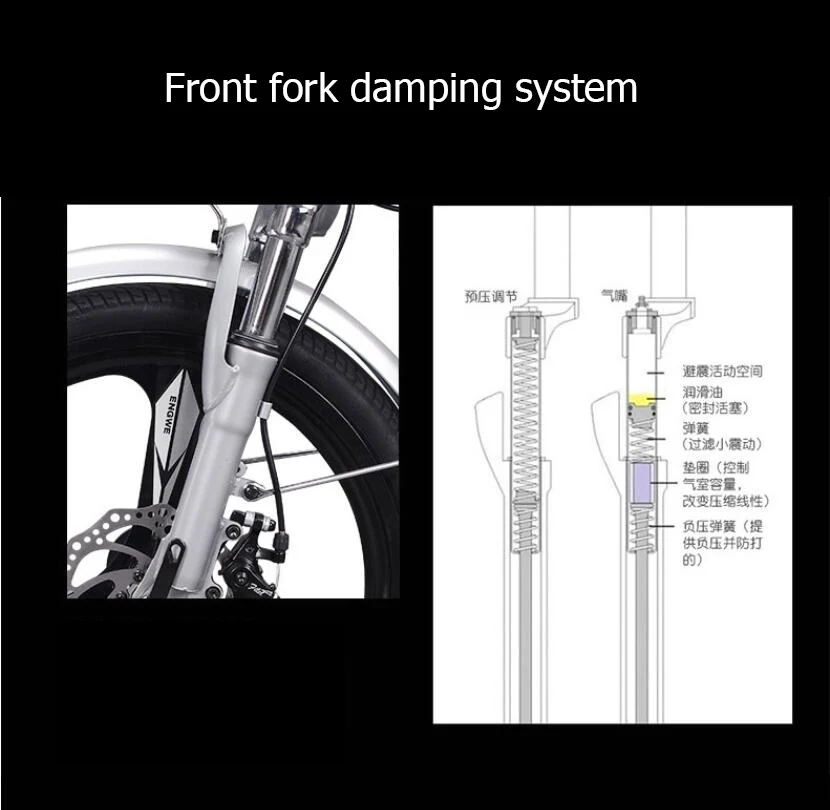 Excellent Electric bike 20inch Aluminum Folding electric Bicycle 350W 48V12.5A Battery Electric Powerful Mountain e bike Cycling Snow Bike 10