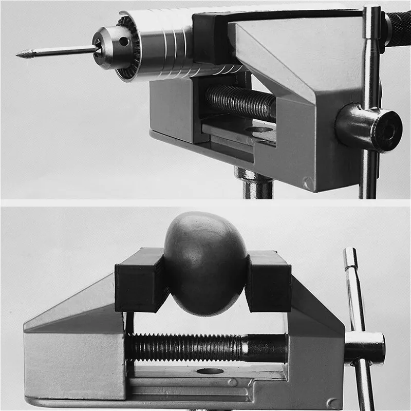360 Вращающийся стол тиски скамья зажим тиски шлифовальный станок держатель дрель подставка для вращающегося инструмента, ремесло, модельное здание, электроника