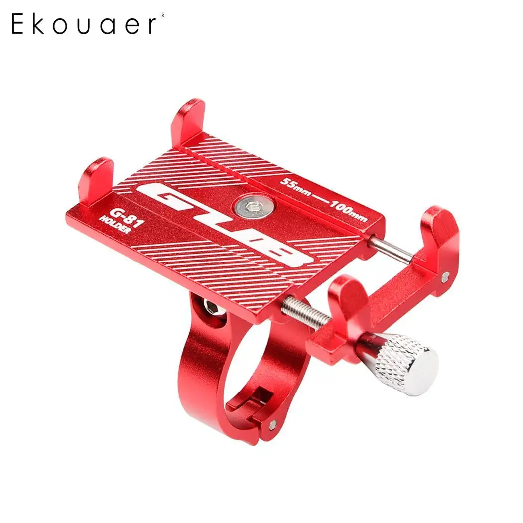 

Aluminum Alloy Bicycle Phone Holder Motorcycle Handlebar Mount for 3.5-6.2" Smart Phone for iPhone Xs Max Xr X 8 Samsung Xiaomi