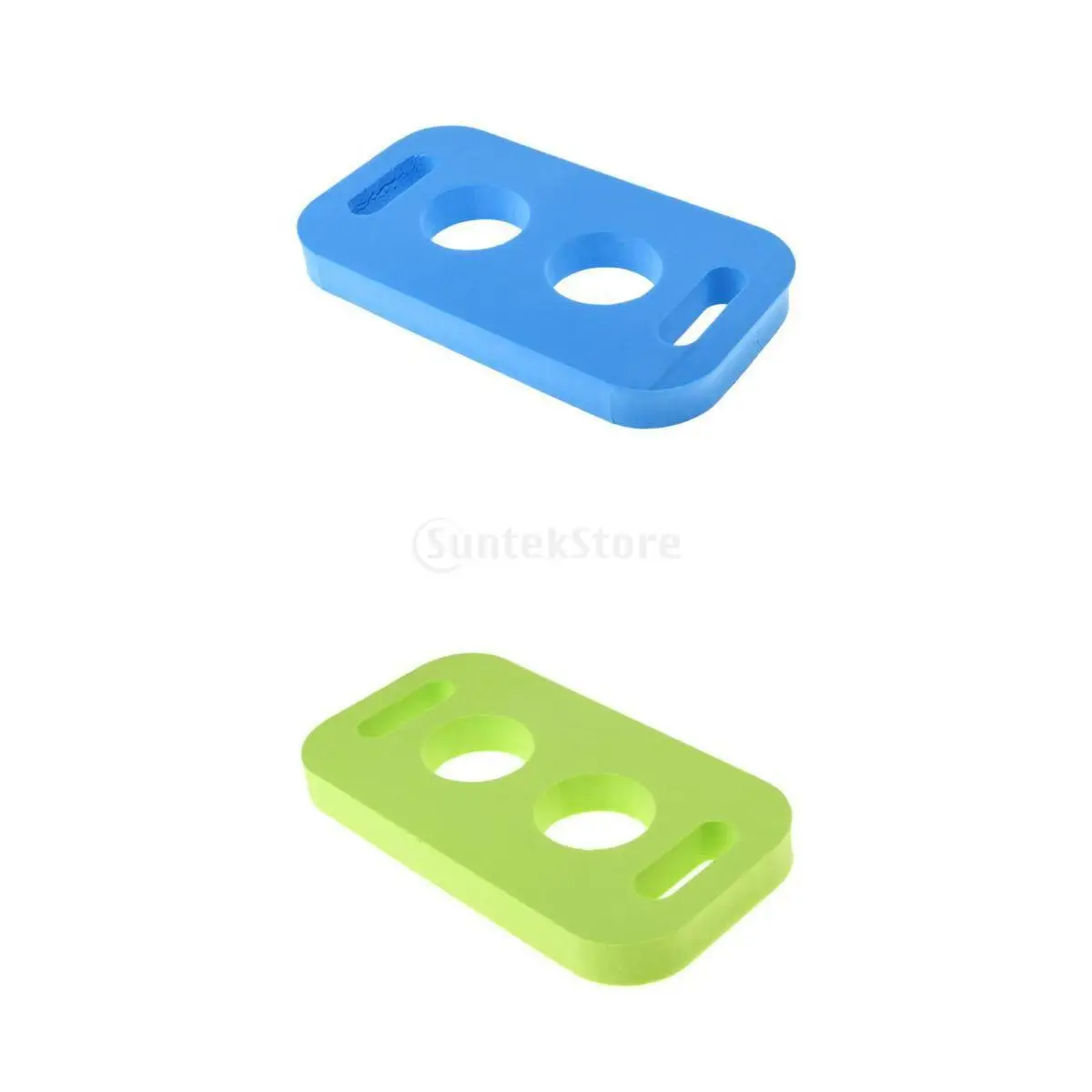 2 Pieces Swimming Float Noodle Holed Connector Water Floating Swim Pool Accessories Blue, Green