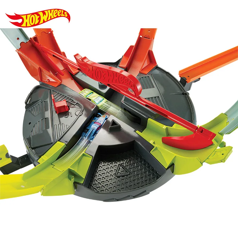 Hot Wheels двойной ударный трек автомобиль игрушечный набор Hotwheels Игрушки для