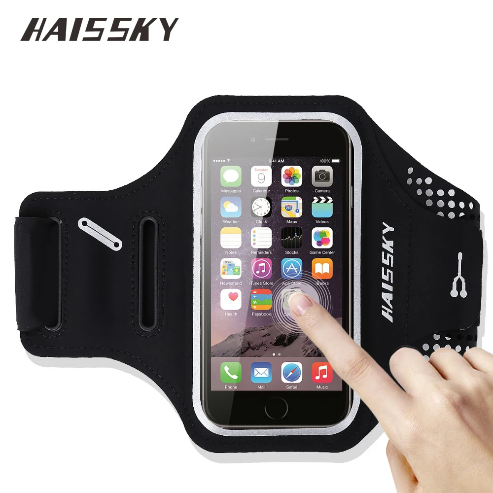 

5.5" Universal Sport Running Armband For iPhone 6 6S 7 Plus Samsung Galaxy S7 Edge Note 5 Huawei P9 P10 Plus Holder Cover