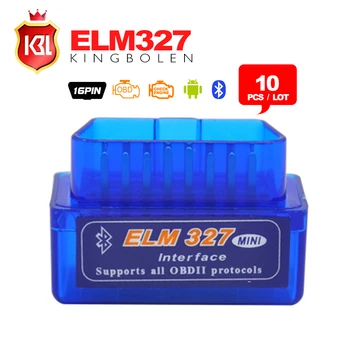 

20pcs/lot Firmware V1.5 With PIC1825K80 Super Mini ELM327 Bluetooth OBD2 Diagnostic Tool ELM 327 Bluetooth OBDII Auto Scanner