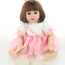 Новинка, 60 см, милая маленькая девочка, мягкий силиконовый Реборн, фридолин, кукла, уложенные гладкие волосы, 24 дюйма, высококачественный подарок для девочки, игрушка, модель одежды