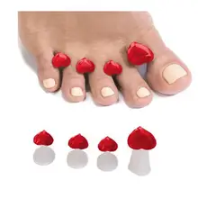 8 шт./лот, силиконовые разделители для пальцев ног, разделители для ног для домашнего и салонного использования, инструменты для маникюра