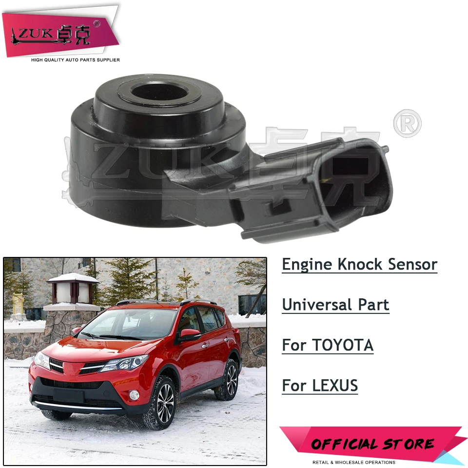 Zuk Engine Knock Sensor For Toyota Yaris Corolla Auris Camry