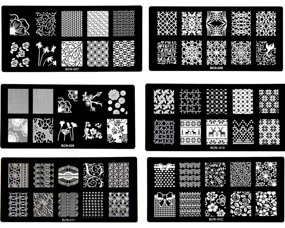 DIY дизайн ногтей шаблон изображения штамп лак для ногтей штамповки пластины Маникюр Шаблон диск трафарет для ногтей