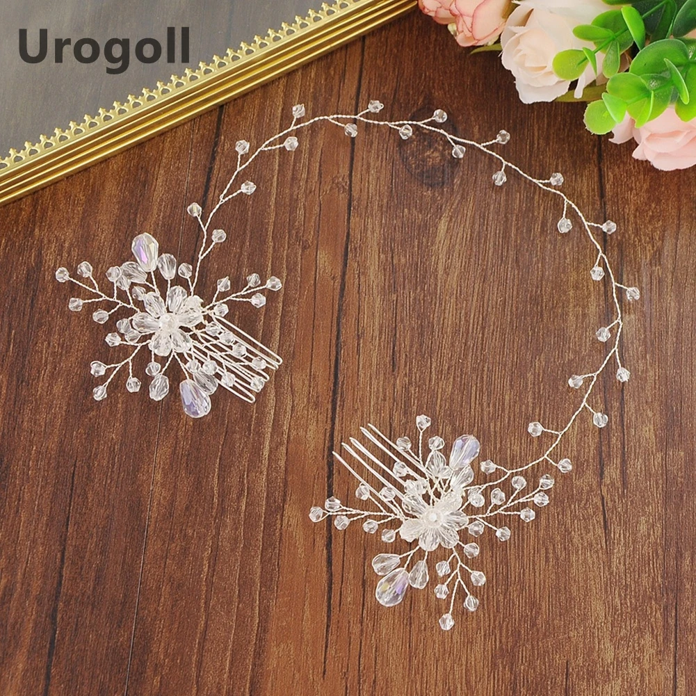 Hot Sale 2019 New Bride Wedding Accessories Trendy Rhinestone Teardrop Bridesmaid Romantic Headdress Flower Shaped Jewelry | Украшения и