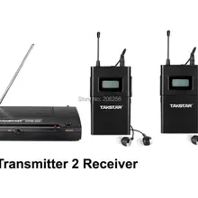 Акции WPM200 WPM-200 UHF беспроводные наушники в ухо система сценического монитора 1 передатчик 2 приемника