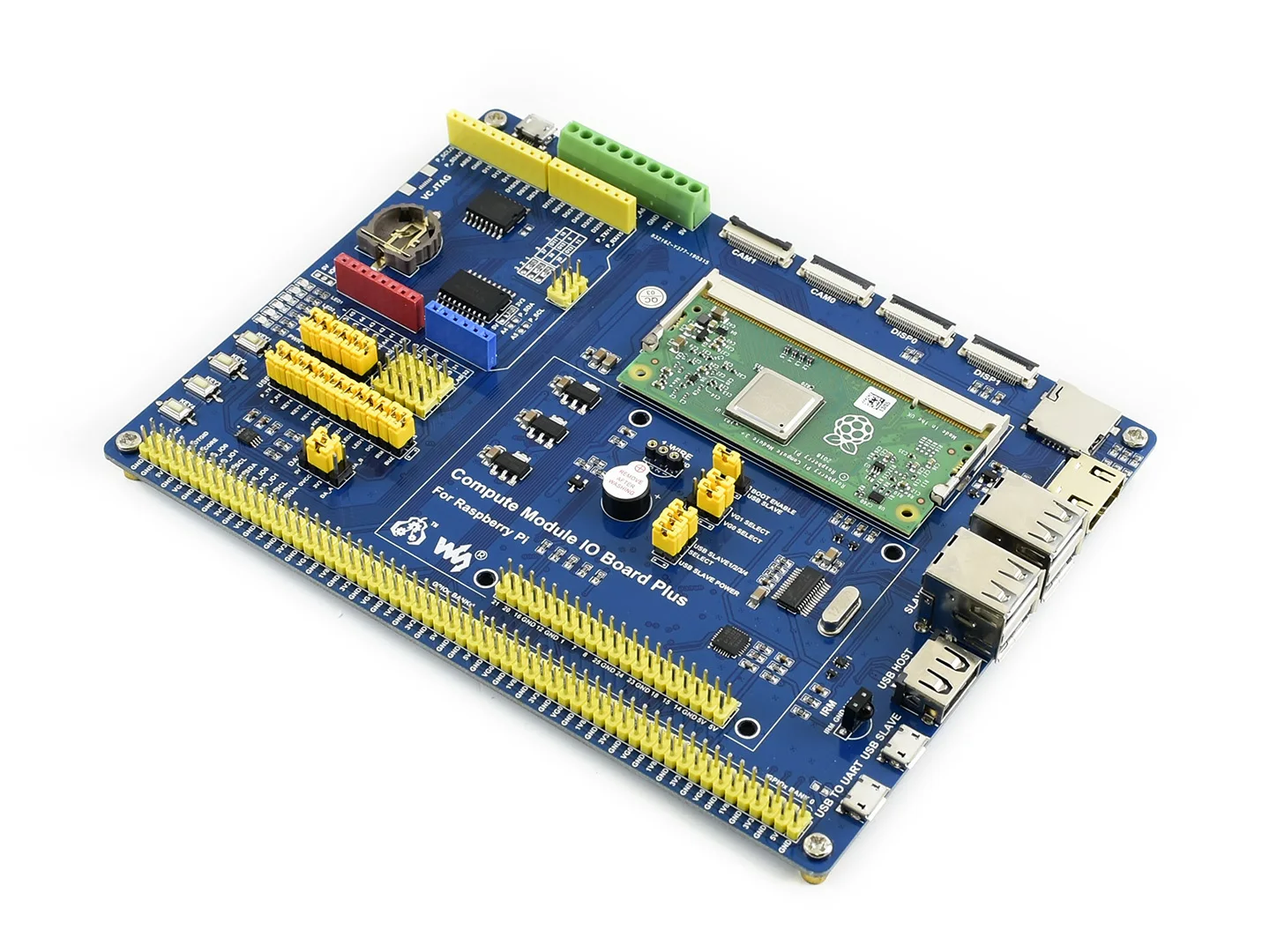 Raspberry Pi компьютерный модуль 3 +/16 ГБ макетный Комплект Тип A см3 + плата ввода вывода