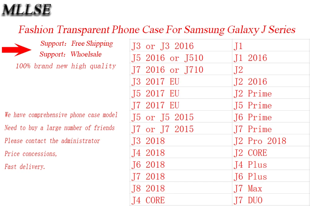 Модный прозрачный чехол MLLSE Dragon Ball Z для samsung Galaxy J2 J4 CORE J3 J5 J7 EU J8 J6 J4 Plus J7 Prime