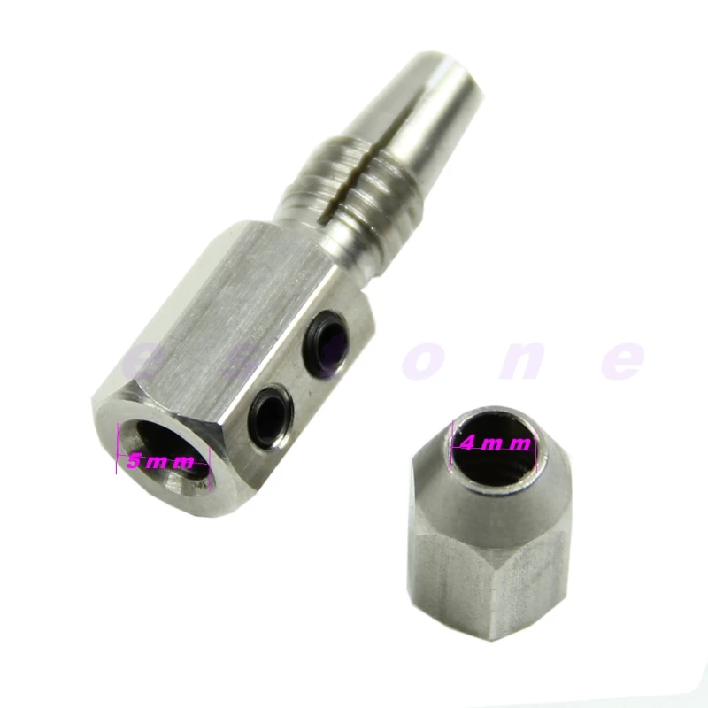 

Drop ShiP Flex Collet Coupler For 5mm Motor Shaft & 4mm Cable RC Boat Stainless Steel 1pc