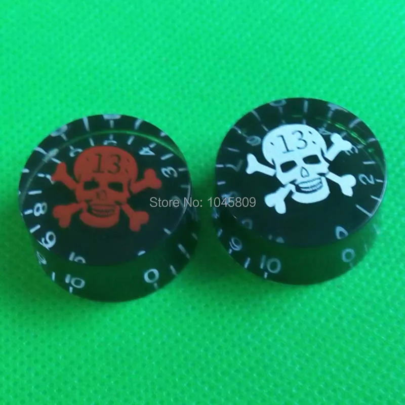 

12 X LANDTONE Electric Guitar Speed Control Tone Volume Button Knobs Parts