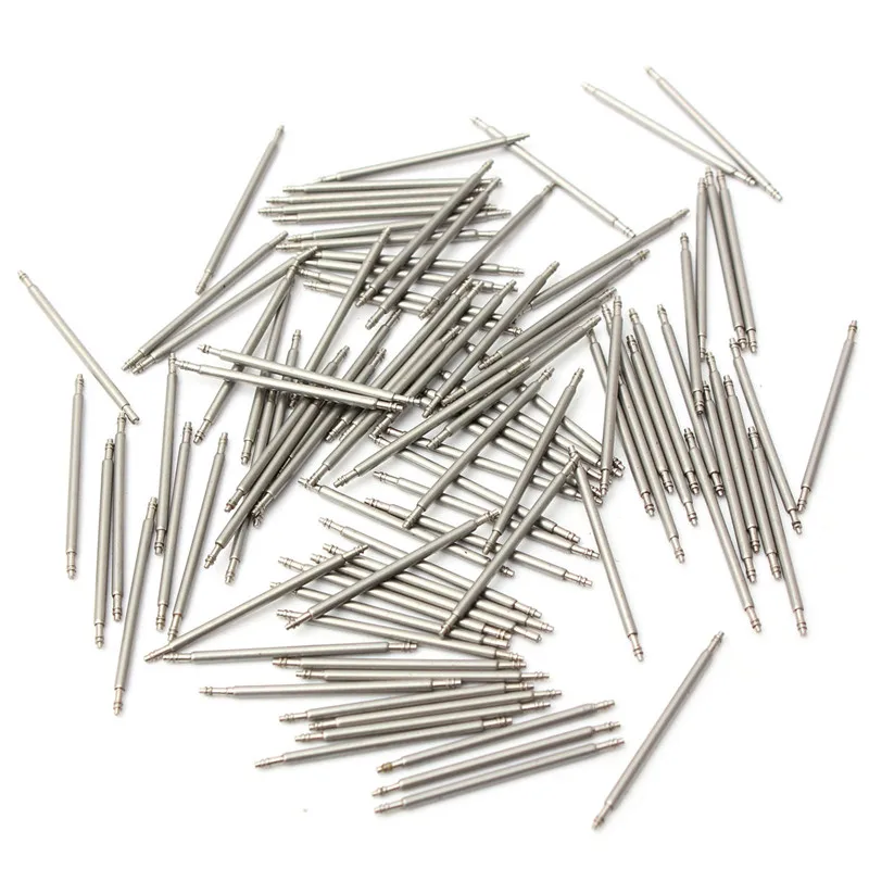 

100pcs 12mm 14mm 16mm 18mm 20mm 22mm Stainless Steel Watch Band Spring Bars Strap Pin Repair Tools Link Pins Repair Watchmaker