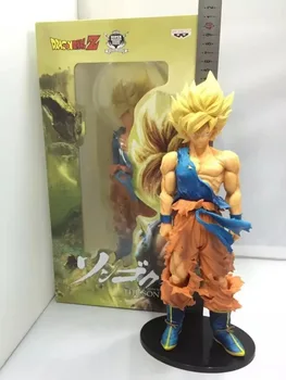 

Huong Anime Figure 34 CM DragonBall Z Super SaiYan Son Goku PVC Action Figure Collectible Model Toy Doll Model