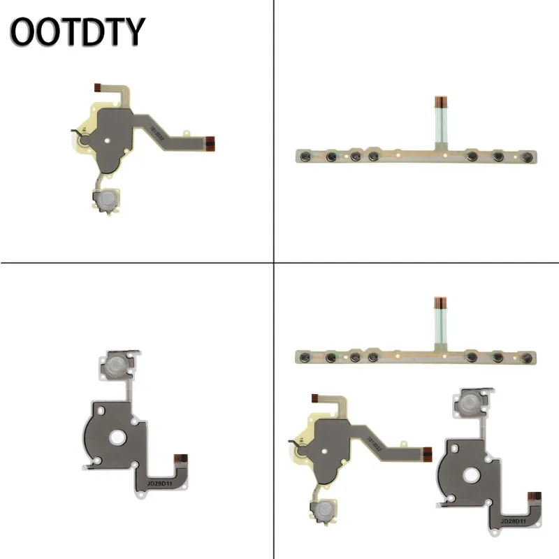 

OOTDTY Games Accessories Left Right Key Direction Cross Button Volume Flex Cable Replacement For Sony PSP 2000