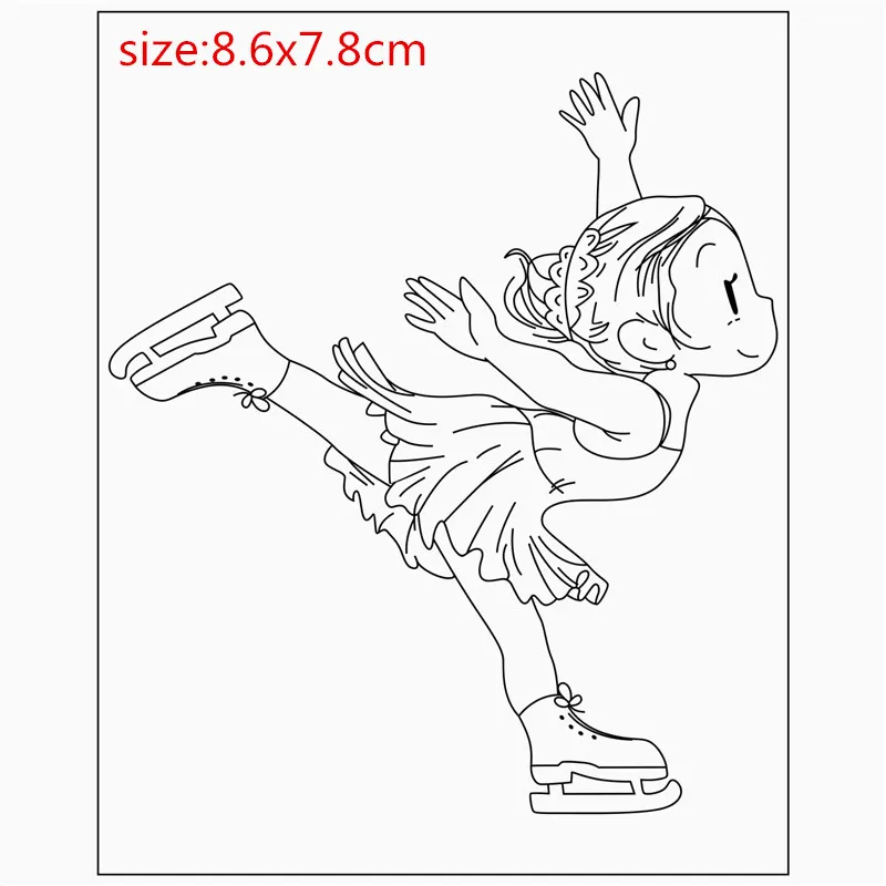 Резиновый силиконовый прозрачный штамп для transparтампонов прозрачное уплотнение фоновая карточка со штампом для рисования Diy девушка