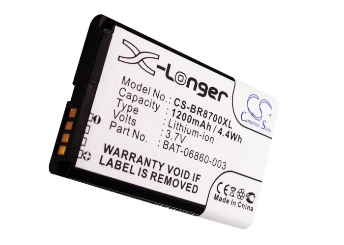 Cameron Sino Высокое качество 1200mAh батарея ACC 10477 001 BAT 06860 003 C S2 для BlackBerry 8700 Curve 9300 Gemini