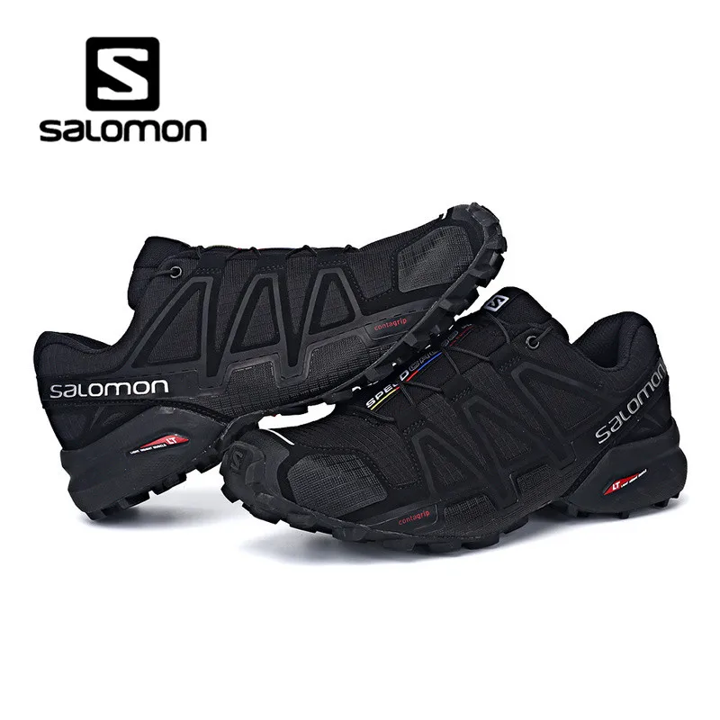 

Salomon Shoes zapatos hombre Sneakers Men Black Speed Cross 4 CS III sapato masculino Speedcross Salomon Sport Fencing Shoes