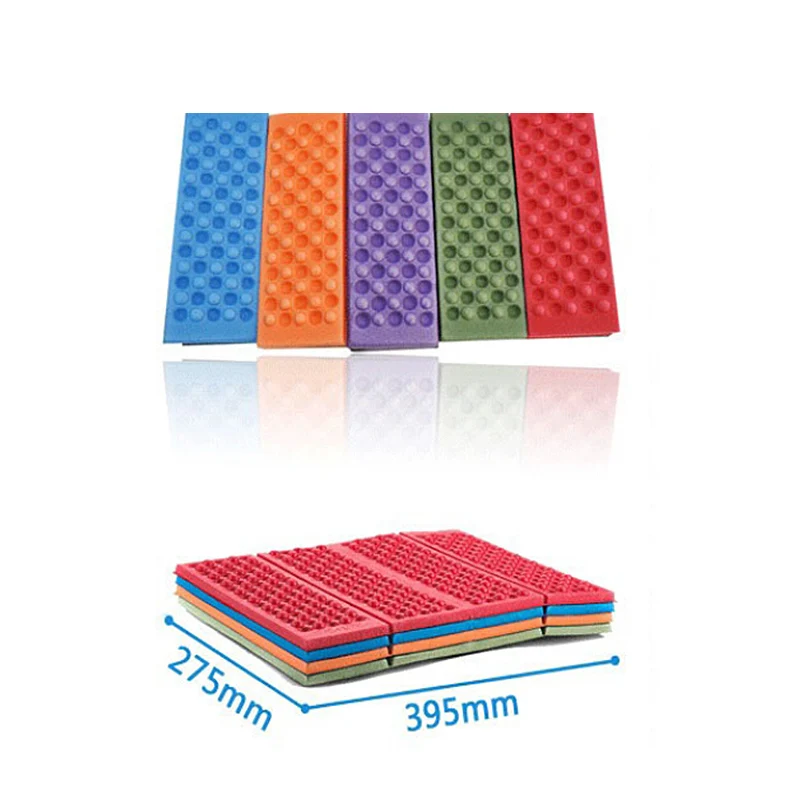 في الهواء الطلق للماء طوي وسادة الهواء الطلق التخييم حصيرة الشاطئ سادة كرسي نزهة الرطوبة-غطاء مرتبة ضد الماء الشاطئ سادة 275*390 مللي متر