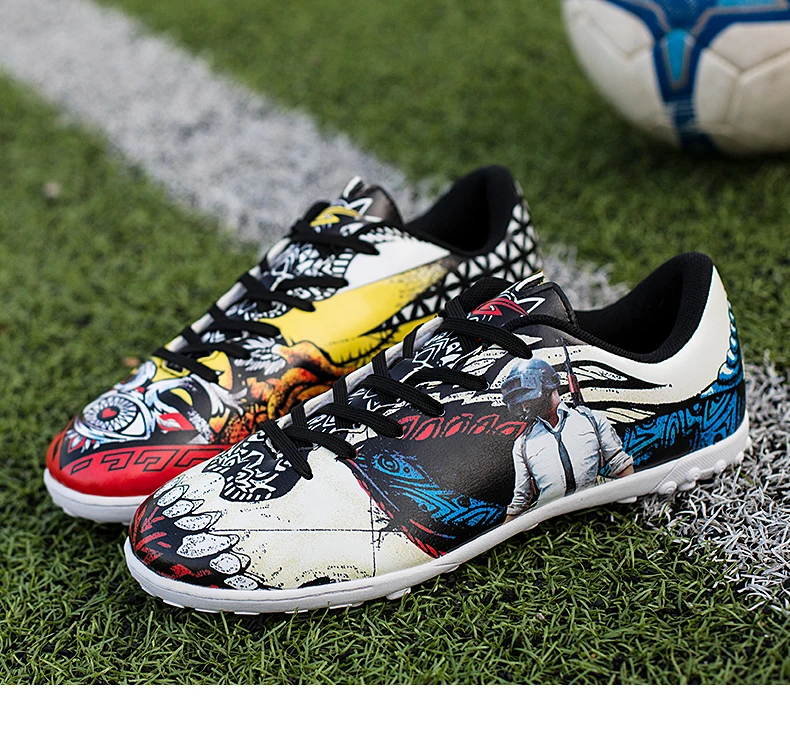 ZHENZU/футбольные бутсы для помещений; супертонкие Шипы; красовки для обуви; детские футбольные бутсы; оригинальные кроссовки для тренировок