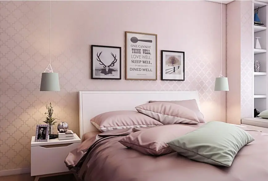 Beibehang самоклеющиеся современный минималистский теплый спальня гостиная общежитии 3D сплошной цвет нетканые фон обои