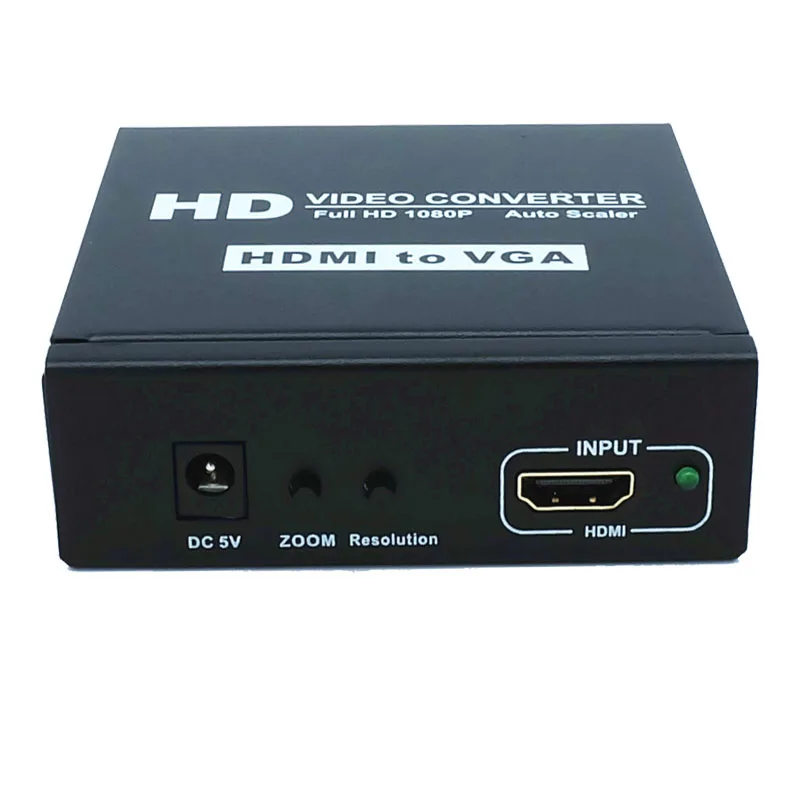 Адаптер HDMI VGA для мужчин и женщин HD 1080P Аудио кабель конвертер ПК ТВ приставка