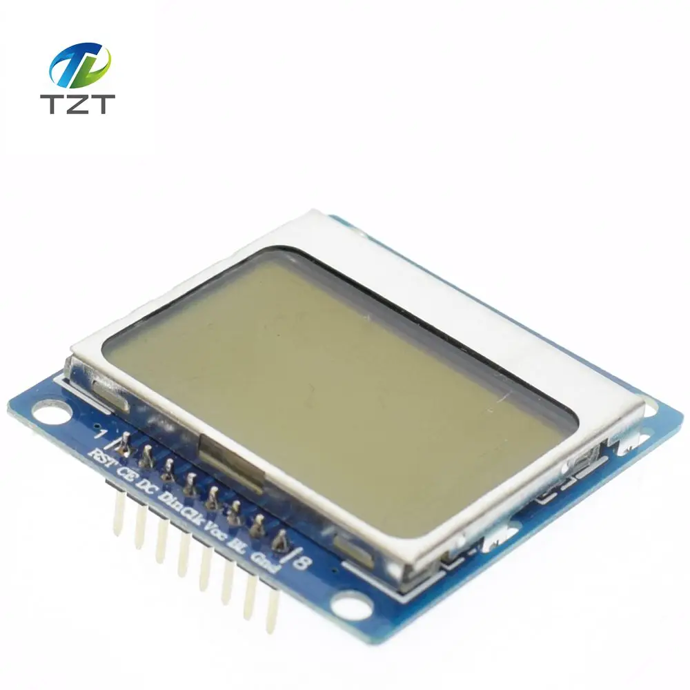 

1pcs/lot nokia5110 LCD Module microcontroller development compatible with the Nokia 3310 to send data LCD5110