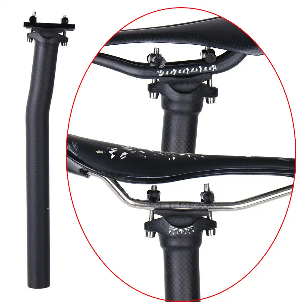 LRG Carbon Fiber Road//Mtb Bicycle Seat post. 400, 27.2