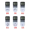 Electronic Digital Timer Switch 24 Hour Cyclic EU UK AU US BR FR Plug Kitchen Timer Outlet Programmable Timing Socket 220V ► Photo 2/6