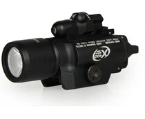 

X400 Tactical Flashlight Ultra LED Weapon Light With Red Laser Light Designator For Hunting Shooting Rifle Scope