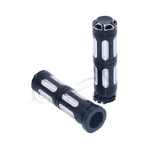 " 25 мм мотоциклетные черные алюминиевые рукоятки с ЧПУ для Harley Sportster Touring Dyna Softail на заказ