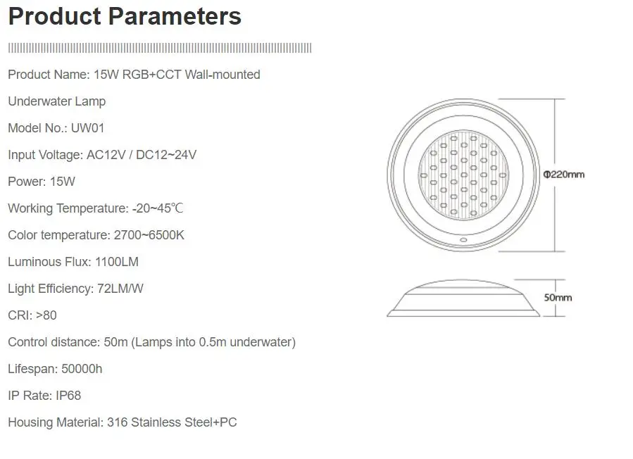 Mi светильник DC12-24V IP68 9 Вт 15 Вт 27 Вт подводный светильник RGB+ CCT подводный светильник Настенный 27 Вт RGB+ CCT PAR56 Светодиодный светильник для бассейна 433 МГц