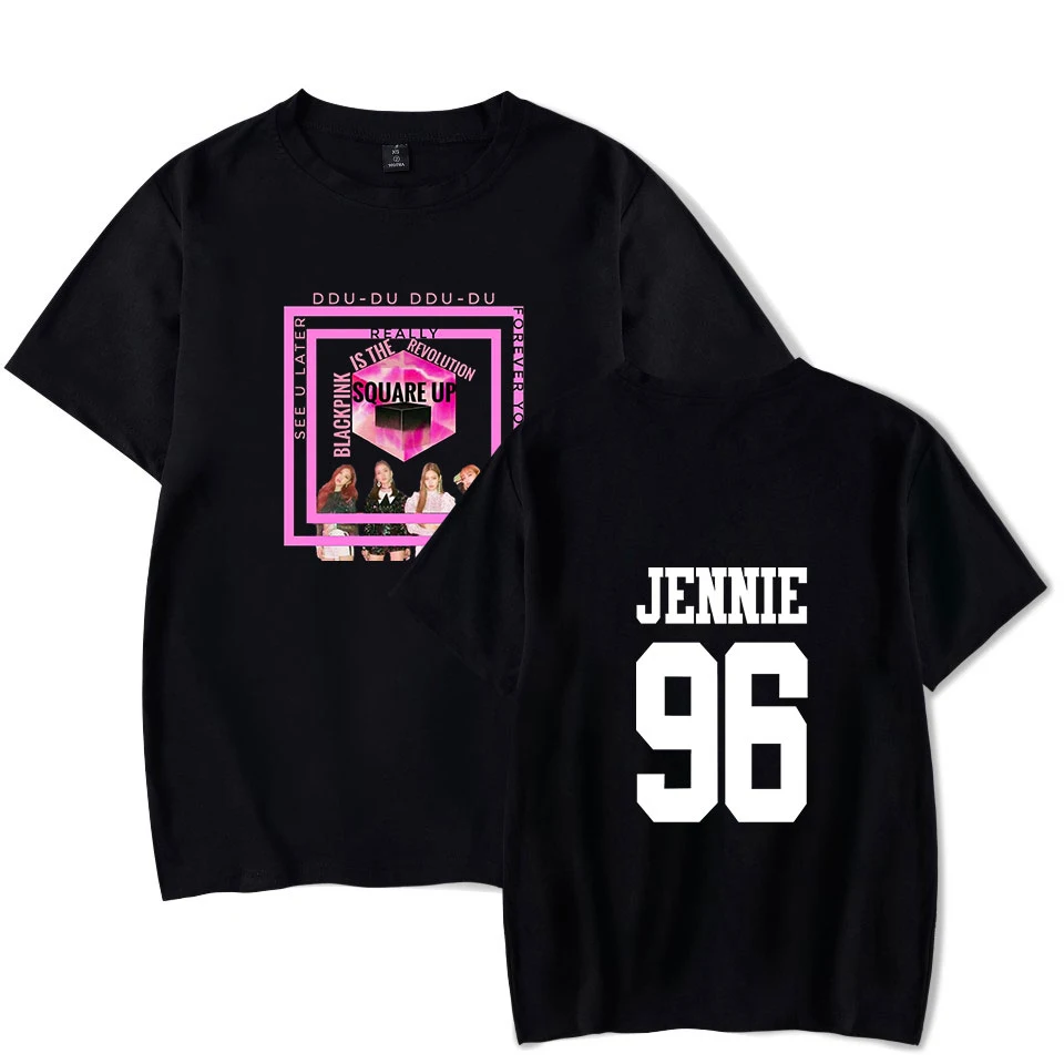 

Kpop blackpink Stray Kids Album Fan Club Shirts Hip Hop Loose Clothes Tshirt T Shirt Short Sleeve Tops T-shirt Summer Tshirt Top