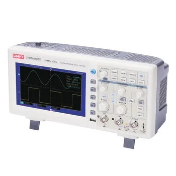 

High Accuracy UNI-T UTD2052CEX/UTD2102CEX Digital Storage Oscilloscopes 2 Channels 100/200MHZ 1Gs/a Scopemeter 7 Inches LCD