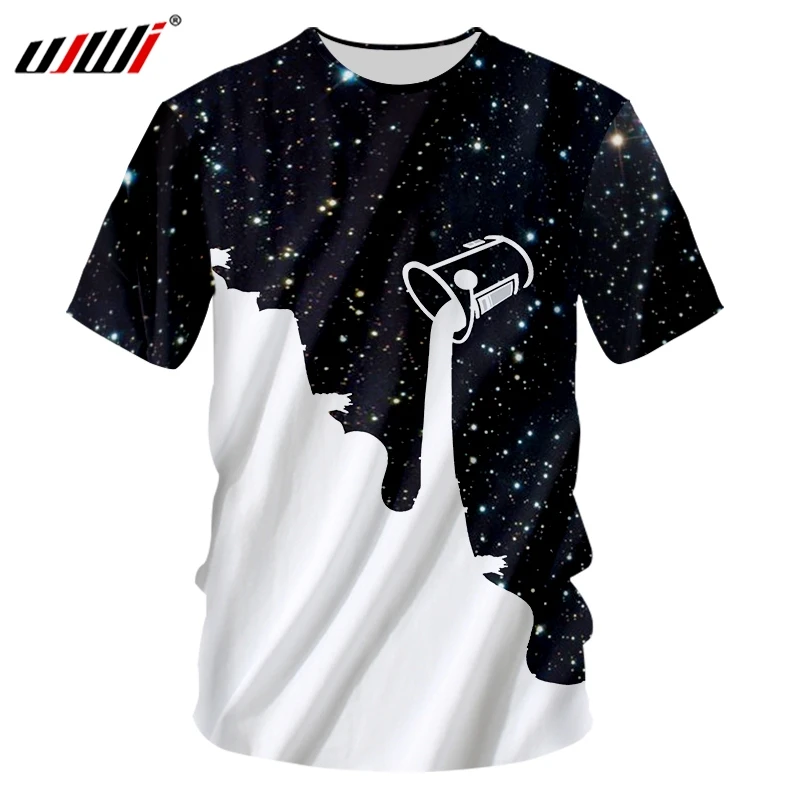 Starry Sky 3d T-shirt Printed Milk 