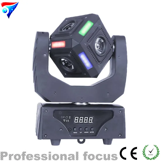 Free Shipping led Mini 6x10w LED RGBW 4 in 1 LED Beam Moving Head stage Cube Light