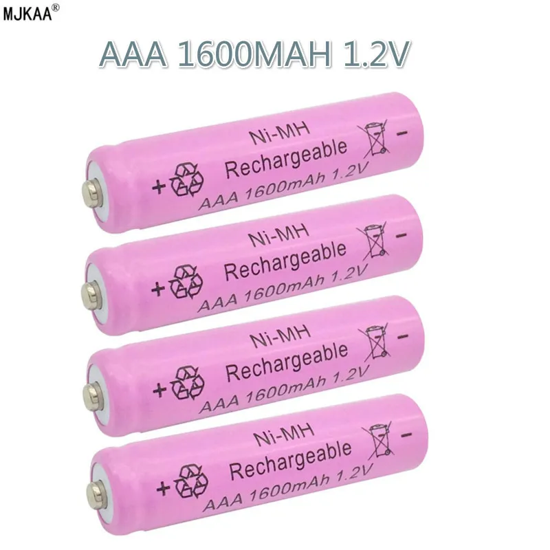 

4xAAA 7#1600mAh 3A aaa 7#1.2v rechargeable battery led flashlight toy NiMH battery