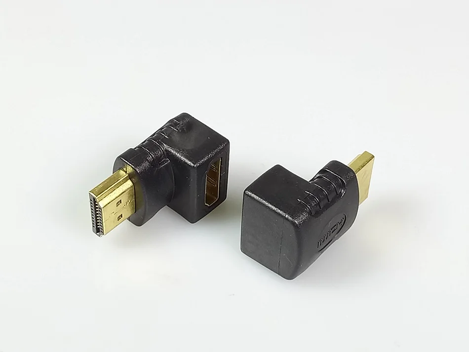 HDMI Разъем адаптер «Папа-мама» HDMI конвертер угол 90 градусов для 1080P HDTV/HDMI кабель/Компьютерные терминалы