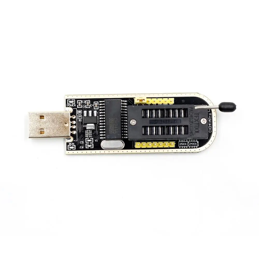 USB программатор CH341A CH341 24 25 серия EEPROM Flash BIOS с программным обеспечением и
