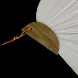 Parties and Outdoor Events 50 x Quality White Fans Made from Fabric and Bamboo White, 50 Fans Baptisms for Weddings 